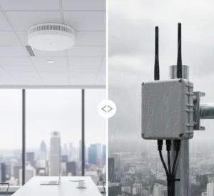 تفاوت تجهیزات وایرلس Indoor و Outdoor