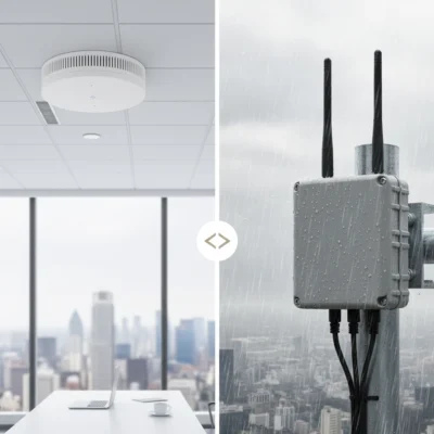 تفاوت تجهیزات وایرلس Indoor و Outdoor